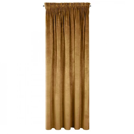 ZASŁONA GOTOWA VILLA NA TAŚMIE 140 X 270 CM MIODOWY
