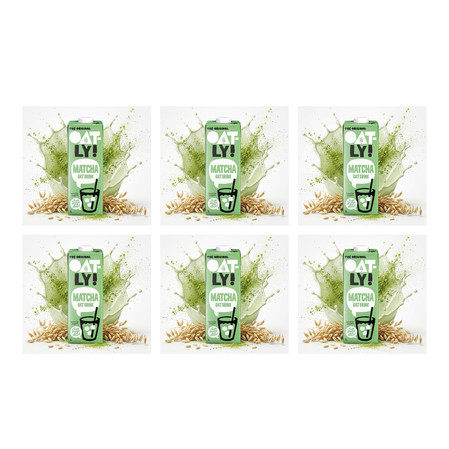 Zestaw: 6x Oatly Napój Owsiany o Smaku Matcha 1L