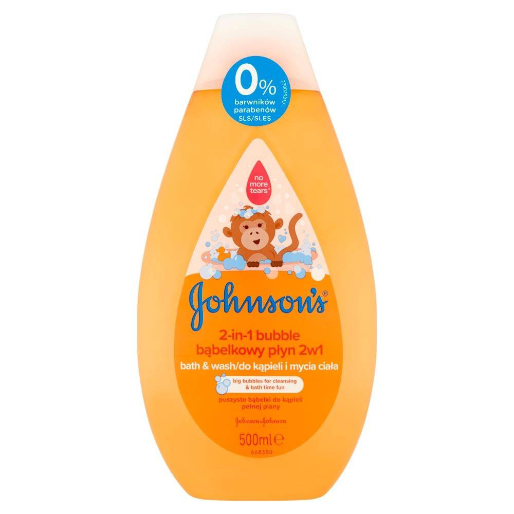 Johnson`s Baby – Bąbelkowy płyn 2w1 do kąpieli – 500 ml