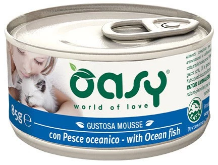 OASY Cat Caprice Mousse Kot Ocean Fish Ryby Oceaniczne 85g