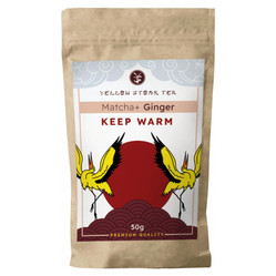 YELLOW STORK TEA Matcha + Ginger 50g KRÓTKA DATA 2026-09-30