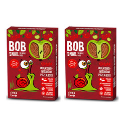 Zestaw: 2x Bob Snail jabłko-wiśnia, 60g