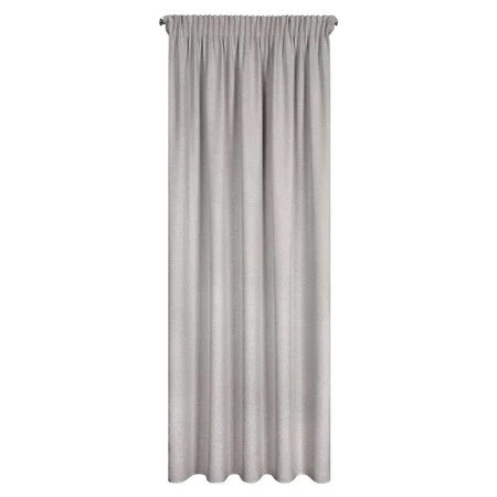 ZASŁONA GOTOWA ERIS NA TAŚMIE 140 X 270 CM CIEMNOBEŻOWY