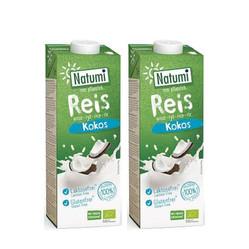 Zestaw: 2x Natumi − Napój ryżowo-kokosowy bezgl. − 1000 ml