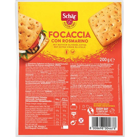 Schar − Focaccia z rozmarynem bezgl. − 200 g