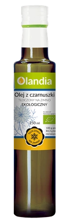 Olandia − Ekologiczny olej z czarnuszki − 250 ml 