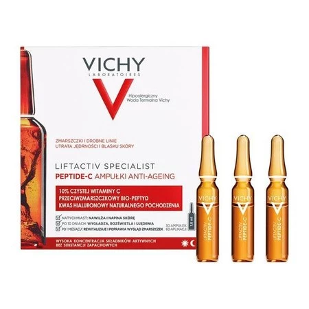 L'oreal – Vichy Liftactiv Peptide-C, kuracja do twarzy w ampułkach – 30 ampułek x 1,8 ml