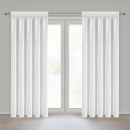 FIRANA GOTOWA KLEO NA TAŚMIE 140 X 270 CM BIAŁY