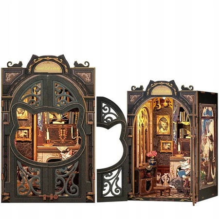 Habarri Book Nook DIY Salonik hrabiego kota