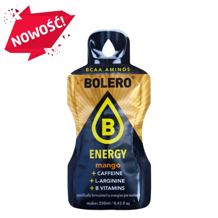 Bolero Energy Mango 7g napój w proszku ze stewią