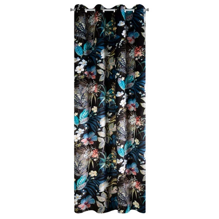 ZASŁONA GOTOWA ALANI 140 X 270 CM CZARNY