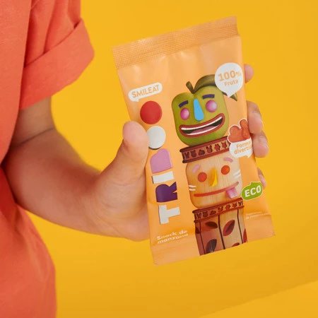 Smileat, BIO Sminolas, Owocowa przekąska Jabłko, 25g