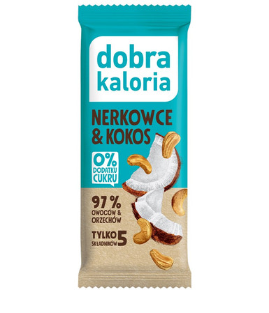 Dobra Kaloria − Baton owocowy kokos & orzech − 35 g