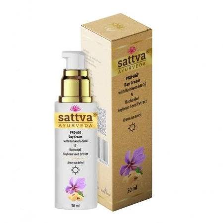 Sattva - Pro-age krem na dzień - kumkumadi i bakuchiol 50ml