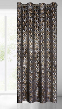 ZASŁONA GOTOWA LAURA 140 X 250 CM CZARNY