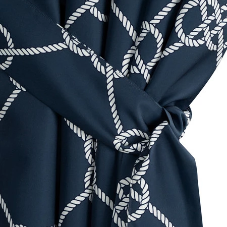 Zasłona gotowa Garden 14 na Szelkach 155 x 200 cm, Granatowy