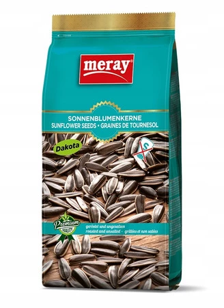 Meray Pestki Słonecznika Prażone i Solone Bez Soli 250g