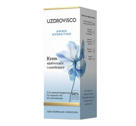 Uzdrovisco,Amino Hydration, Krem ujędrniający i nawilżający, 50 ml