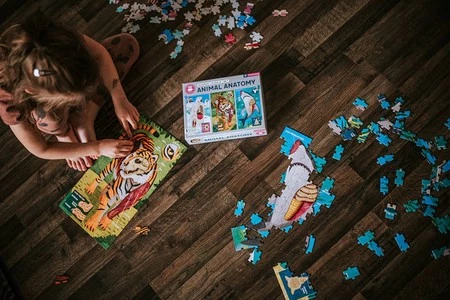 Mudpuppy Puzzle edukacyjne 3w1 Anatomia zwierząt 100 elementów 6+