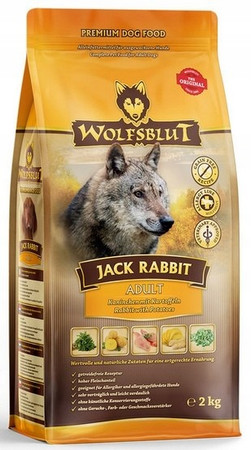 Wolfsblut Dog Jack Rabbit – królik, zając i bataty 2 kg