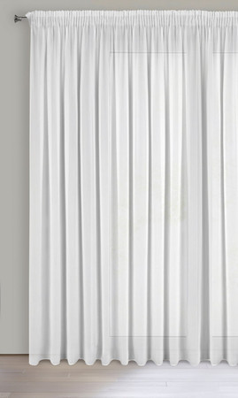 FIRANA GOTOWA DALIA NA TAŚMIE 350 X 270 CM BIAŁY