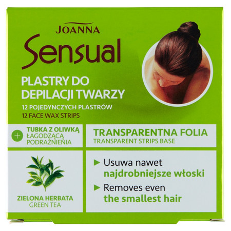 Joanna Sensual  plastry do depilacji twarzy 12szt