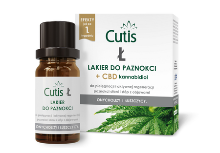 Cutis Ł -  lakier do paznokci + CBD 10 ml