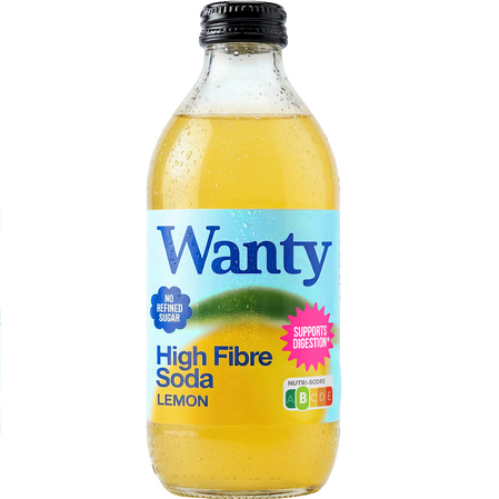 Napój musujący limonka - cytryna bezglutenowy 330 ml - WANTY (FYK)