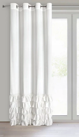 ZASŁONA GOTOWA CARLI 140 X 250 CM BIAŁY