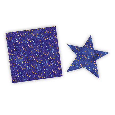 Janod Zestaw kreatywny do tworzenia origami Konstelacje 200szt. 7+
