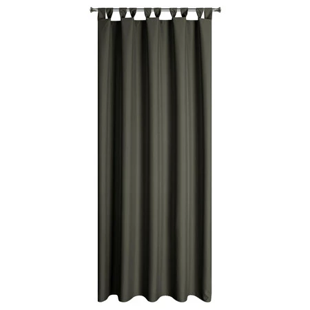 ZASŁONA GOTOWA GARDEN NA SZELKACH 155 X 260 CM GRAFITOWY