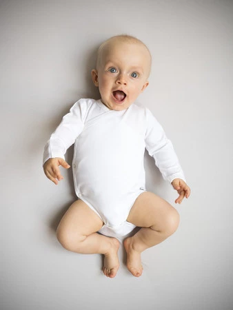 Nanaf Organic, BAMBOO, BODY KIMONO Z DŁUGIM RĘKAWEM BIEL