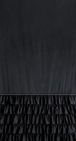 ZASŁONA GOTOWA CARLI NA TAŚMIE 140 X 270 CM CZARNY