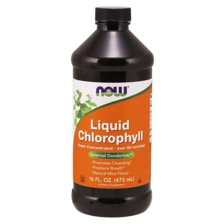 Now Foods Chlorofil w płynie na wsparcie detoksu 473 ml