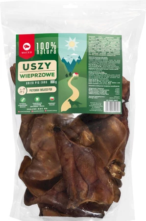 MACED 100% NATURA Uszy wieprzowe 800g