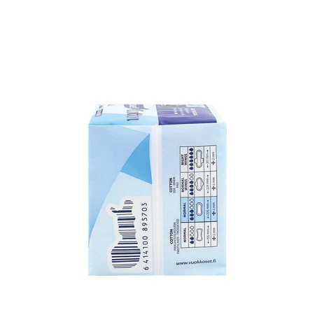 Vuokkoset, COTTON, NORMAL, Podpaski bez skrzydełek, 14 szt.