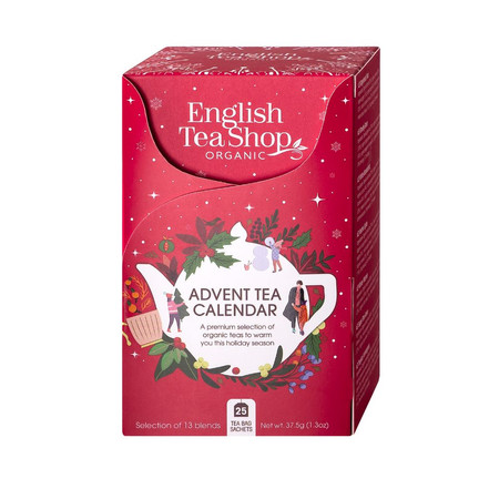  English Tea Shop, Czerwony kalendarz adwentowy, Advent Calendar, 25 saszetek