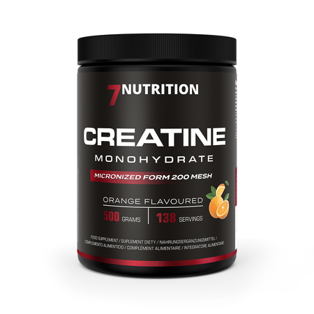 7Nutrition Creatine Monohydrate 500g   Orange