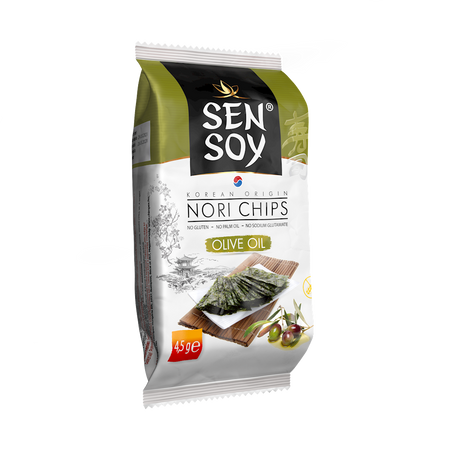 Chipsy nori z oliwą z oliwek bezglutenowe 4,5 g