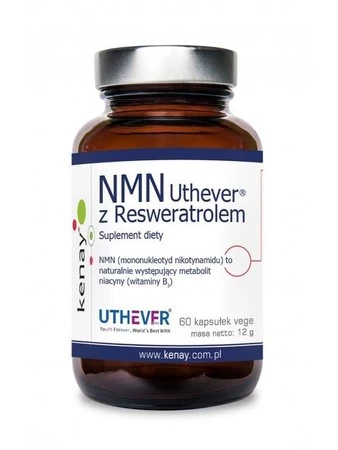 Kenay − NMN Uthever® z Resweratrolem − 60 kaps.