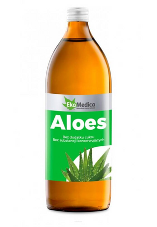Ekamedica Sok Aloes z miąższem 1000ml