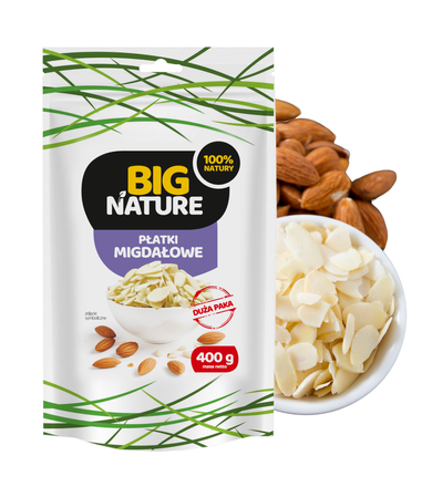 Płatki migdałowe 400g Duża Paka