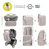 Lassig Green Label Plecak dla mam z akcesoriami Slender Up Backpack taupe