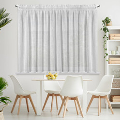 FIRANA GOTOWA CARLA NA TAŚMIE 300 X 145 CM BIAŁY
