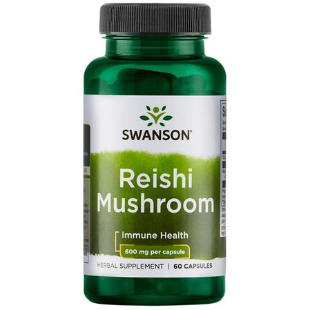 Swanson Reishi Mushroom 600 Mg - 60 kaps.