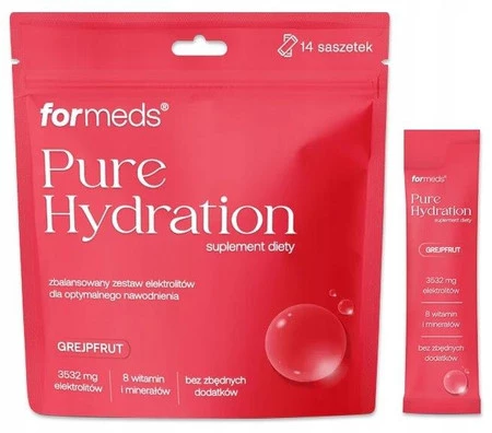 Formeds Pure Hydration elektrolity o smaku grejpfrutowym 14 saszetek