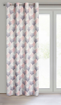 ZASŁONA GOTOWA ASETA 140 X 250 CM SZARY