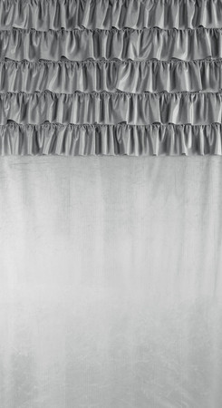 ZASŁONA GOTOWA AURA NA TAŚMIE 140 X 270 CM SREBRNY