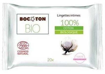 Bocoton Chusteczki Do Higieny Intymnej Bio 20Szt.