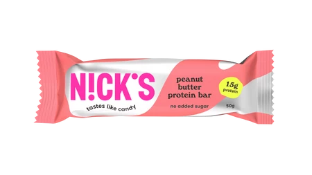 N!CK'S Nicks Peanut Butter Protein Bar Baton proteinowy Masło Orzechowe 50g